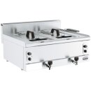 Combisteel Fritteuse Gas 2x 8 Liter - 800 mm Breite,...