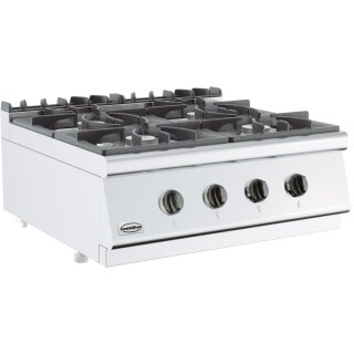 Combisteel Gastro Gasherd 4 Brenner – 800 mm breit, 4x 6,5 kW