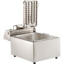Combisteel Tischfritteuse Elektro 6L – Gastronomie Fritteuse, Edelstahl, 230V