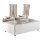 Combisteel Tischfritteuse 2x 6 Liter - Edelstahl, 230 V