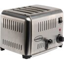 Toaster aus Edelstahl mit 4 Schlitzen