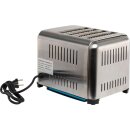 Toaster aus Edelstahl mit 4 Schlitzen