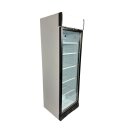 Gastro-Getränkekühlschrank mit Werbetafel- mit LED-Beleuchtung, 217 Flaschen, abschließbar