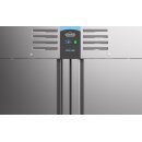 Gastro Kühlschrank Edelstahl 1200 Liter - Umluft, LED-Beleuchtung, 2-türig