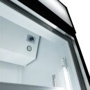 Gastro-Kühlschrank mit 3 Glastüren - 1065 Liter, Umluftkühlung, fahrbar