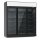 Kühlschrank 3 Glastüren schwarz INS-1530R BL
