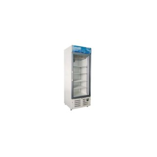 Combisteel Tiefkühlschrank mit Werbetafel, 1 Glastür