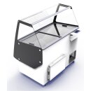 Speiseeisvitrine Ibiza 8x5L – fahrbar, statische Kühlung, LED-Beleuchtung