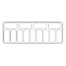 Combisteel Speiseeisvitrine Cuba 13X5 Liter