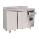 Gastro-Kühltisch 158 cm breit – 550L Volumen,...