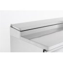 Edelstahl Saladette für 8x 1/6 GN mit Deckel