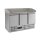 Combisteel Pizzatisch, 3 Türen