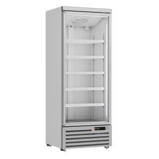 COMBISTEEL Glastürkühlschrank JDE-600R - 1 Tür, 600 Liter, automatische Abtauung, Umluft