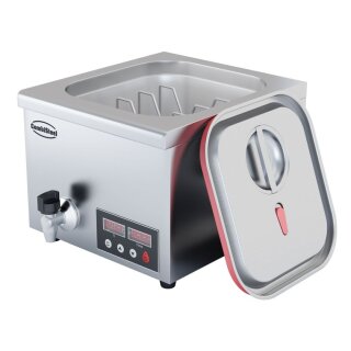 Sous-Vide-Gerät 2/3 GN mit Ablasshahn