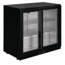 Schwarzer Barkühlschrank Serie G mit 2...