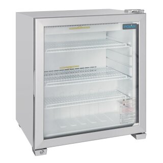 Kleiner Tiefkühlschrank 90 Liter mit 1 Glastür Tischmodell, 875,65 €