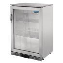 Polar Barkühlschrank mit 138 Liter - aus Edelstahl, 1 Tür, Umluft