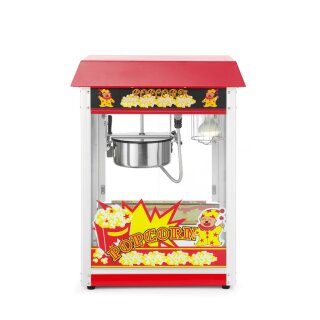 Hendi Popcornmaschine mit Innenbeleuchtung und praktischer Popcorn-Klappe