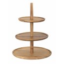 3-stufige Etagere aus Holz Ø 30,5 cm - für...
