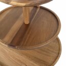3-stufige Etagere aus Holz Ø 30,5 cm - für Buffet & High Tea