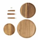 3-stufige Etagere aus Holz Ø 30,5 cm - für Buffet & High Tea