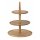 3-stufige Etagere aus Holz Ø 30,5 cm - für Buffet & High Tea