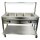 Saro Bain Marie Trolley Bt-3 für 3x 1/1 GN mit Ablasshahn aus Edelstahl