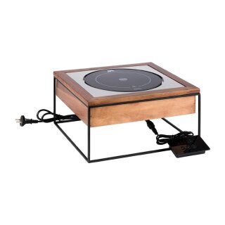 APS Induktionskochplatte mit Gestell - 900 W, Ø 24 cm, für Buffets