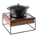APS Induktionskochplatte mit Gestell - 900 W, Ø 24 cm, für Buffets