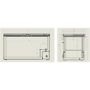Gastro Gefrierschrank mit Hebeldeckel, 469 Liter