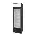 Kühlschrank mit Werbetafel 260 Liter schwarz