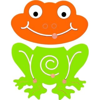 Wandspiel Frosch 2Tlg.