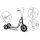 Winther Mini Roller Mit 2 Hinterrädern - Kinderfahrzeug 2-4 Jahren
