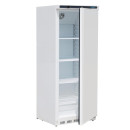 Polar Edelstahl-Kühlschrank 600 Liter weiß