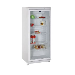 KBS Glastürkühlschrank CD 291 für Dosen und Flaschen - 290 Liter, weiß