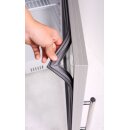 Glastürkühlschrank KBS 202 GU mit Innenbeleuchtung  - 129 Liter, weiß