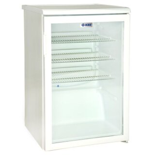 KBS Flaschenkühlschrank mit 130 Liter- 1 Glastür, Automatische Tauwasserverdunstung