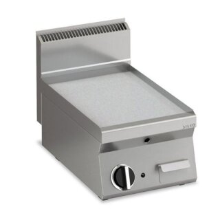 Elektro Grillplatte Glatt Verchromte Fläche 396X555Mm 1 Heizzone Tischgerät