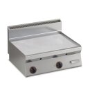 Elektrischer Grillplatte mit 2 Heizonen, glatt