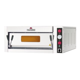 KBS Pizzaofen für 6 Pizzen ø 33 cm Backdeck in Schamottstein 400 V