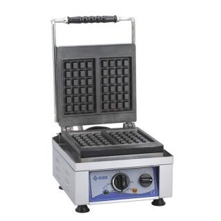 Brüssler Waffeleisen mit 1 Backplatte -  stufenlos regelbar, Edelstahl