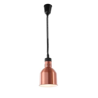 Infrarot Heizlampe Kupfer Eloxiert Inkl. Leuchtmittel