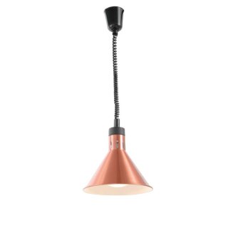 Infrarot Heizlampe Kupfer Eloxiert Inkl. Leuchtmittel