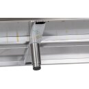 Durchreichearbeitsschrank mit 2 Schiebetüren aus Edelstahl 1600 x 700 x 850 mm