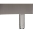 Durchreichearbeitsschrank mit 2 Schiebetüren aus Edelstahl 1600 x 700 x 850 mm