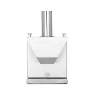 HENDI Wurstschneider elektrisch - Edelstahl, Doppelsichelmesser, verstellbare Schnittstärke, Ø48 mm