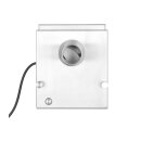 HENDI Wurstschneider elektrisch - Edelstahl, Doppelsichelmesser, verstellbare Schnittstärke, Ø48 mm