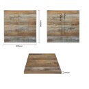Bolero Tischplatte quadratisch in Urban dark und 600x600x48mm