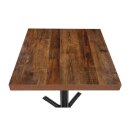 Bolero Tischplatte quadratisch in Urban dark und 700x700x48mm