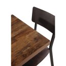 Bolero Tischplatte quadratisch in Urban dark und 700x700x48mm